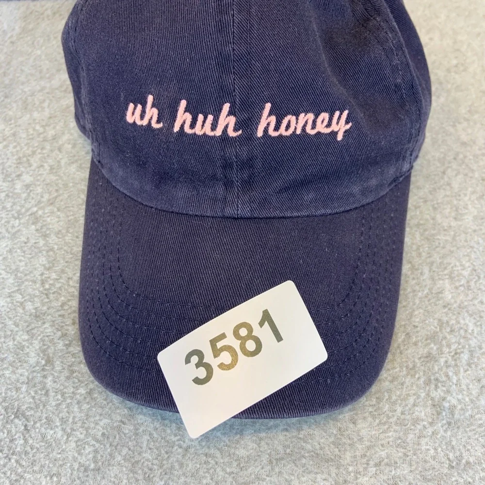 Uh Huh Honey Womens Navy Newhattan Baseball Cap Embroidered Dad Hat OSFA